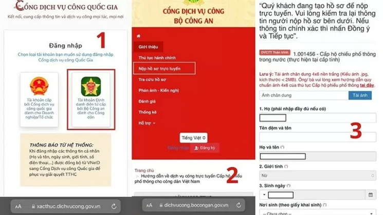 Cách làm hộ chiếu trên VNeID đơn giản, chỉ vài thao tác thiết bị di động